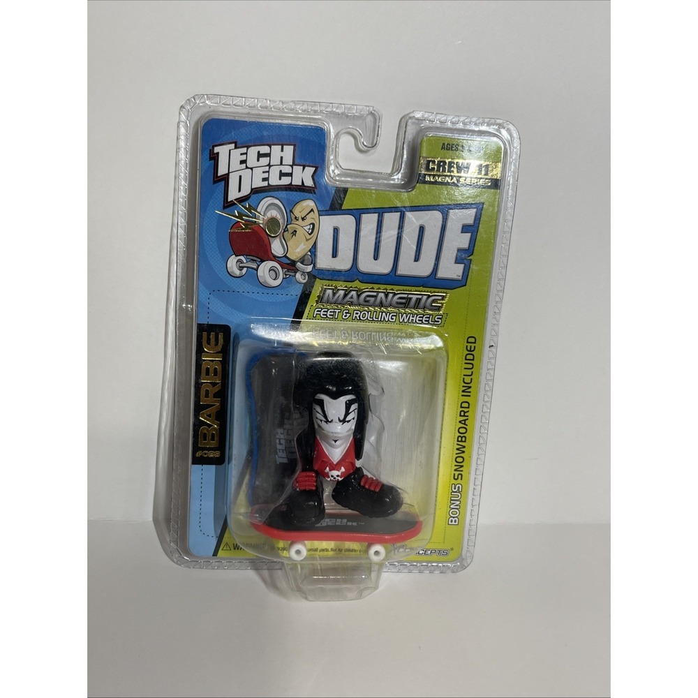 Tech Deck Dude BARBIE #088 Magna Series Crew 11 Figure  In Original Package 2002